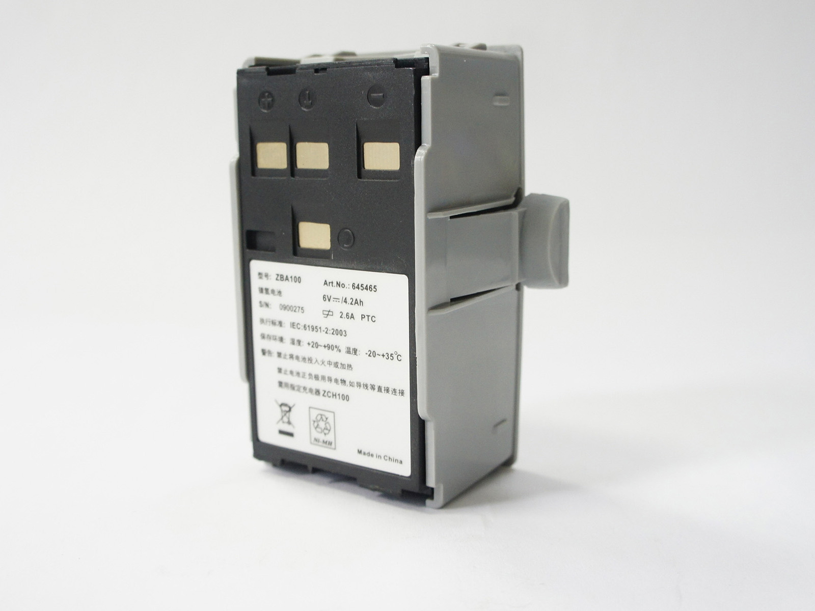 ZBA100 Battery for GEOMAX ZTS602 ZTS602S ZTS602LR Total Stations 6V 4200mah NI-MH ZBA101 100% Brand 